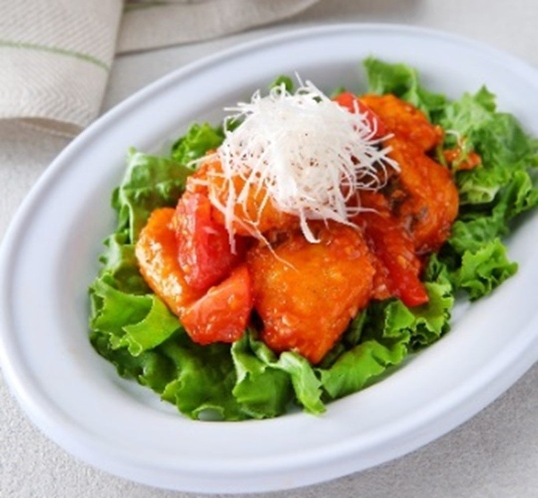 鮭のチリソース