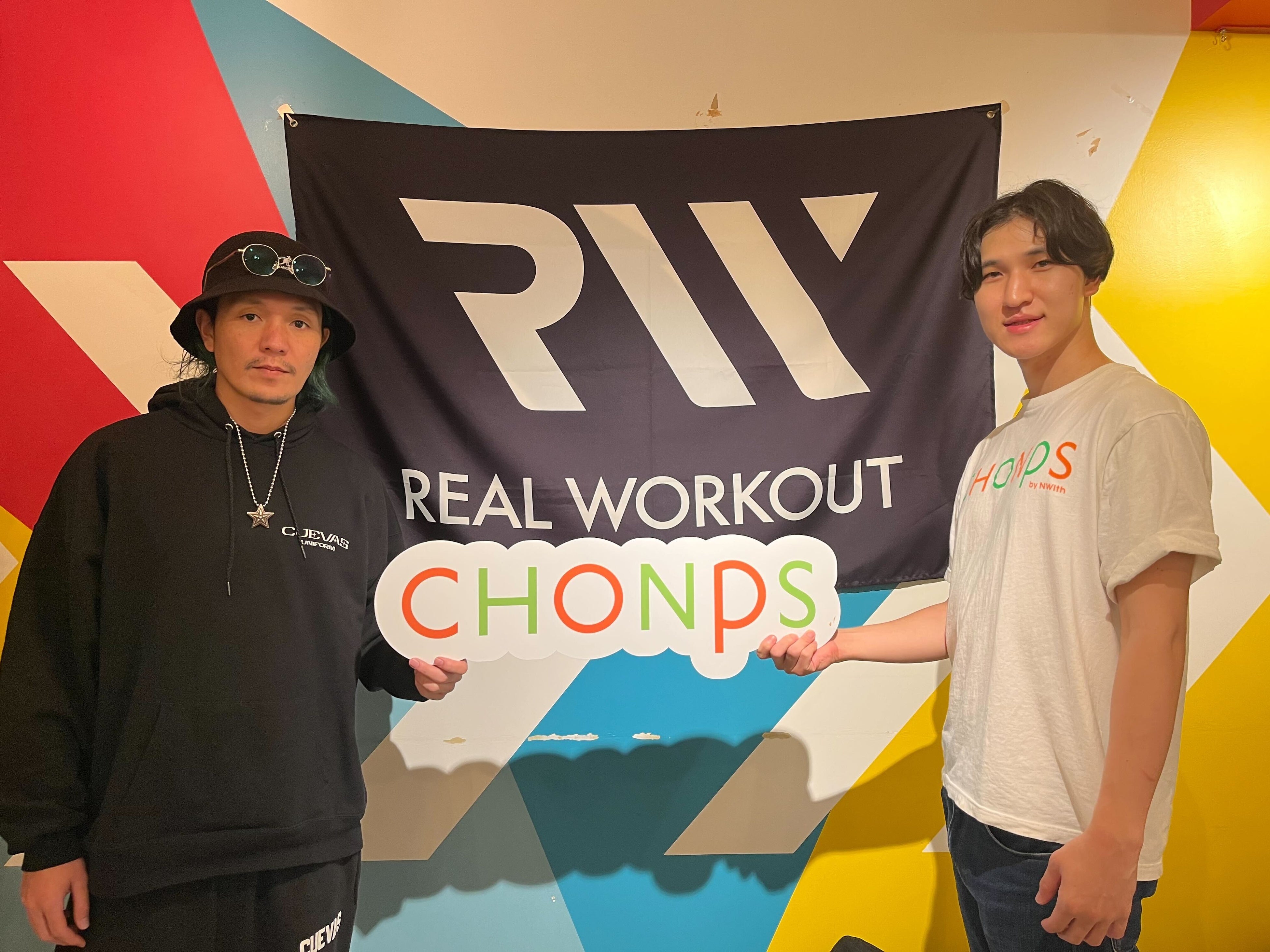 左 WORKOUT代表取締役 土屋耕平  右 Nwith代表取締役 福澤龍人