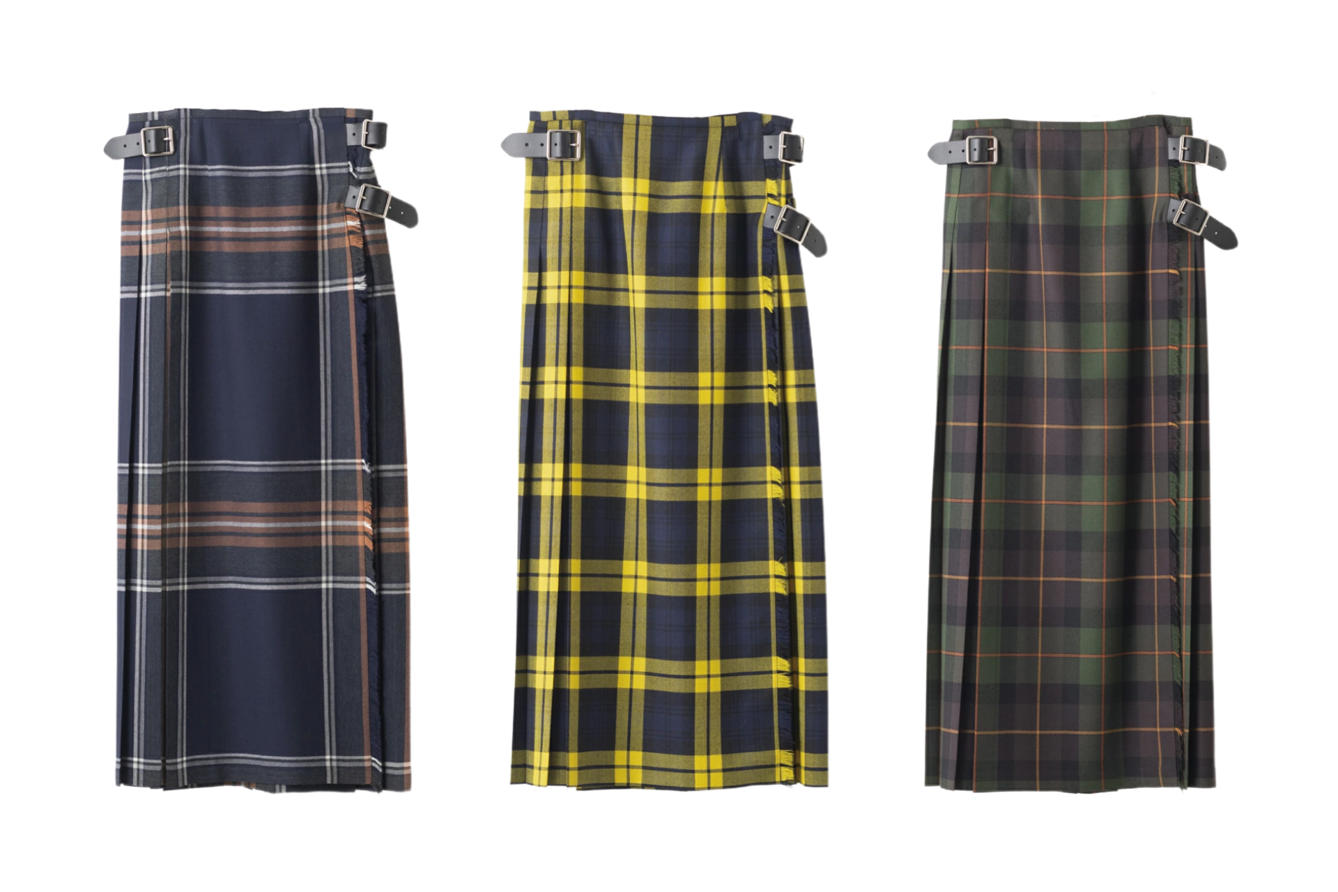 バロウ(左),イニッシュビッグルアイランド(中央),デリーカナン(右)