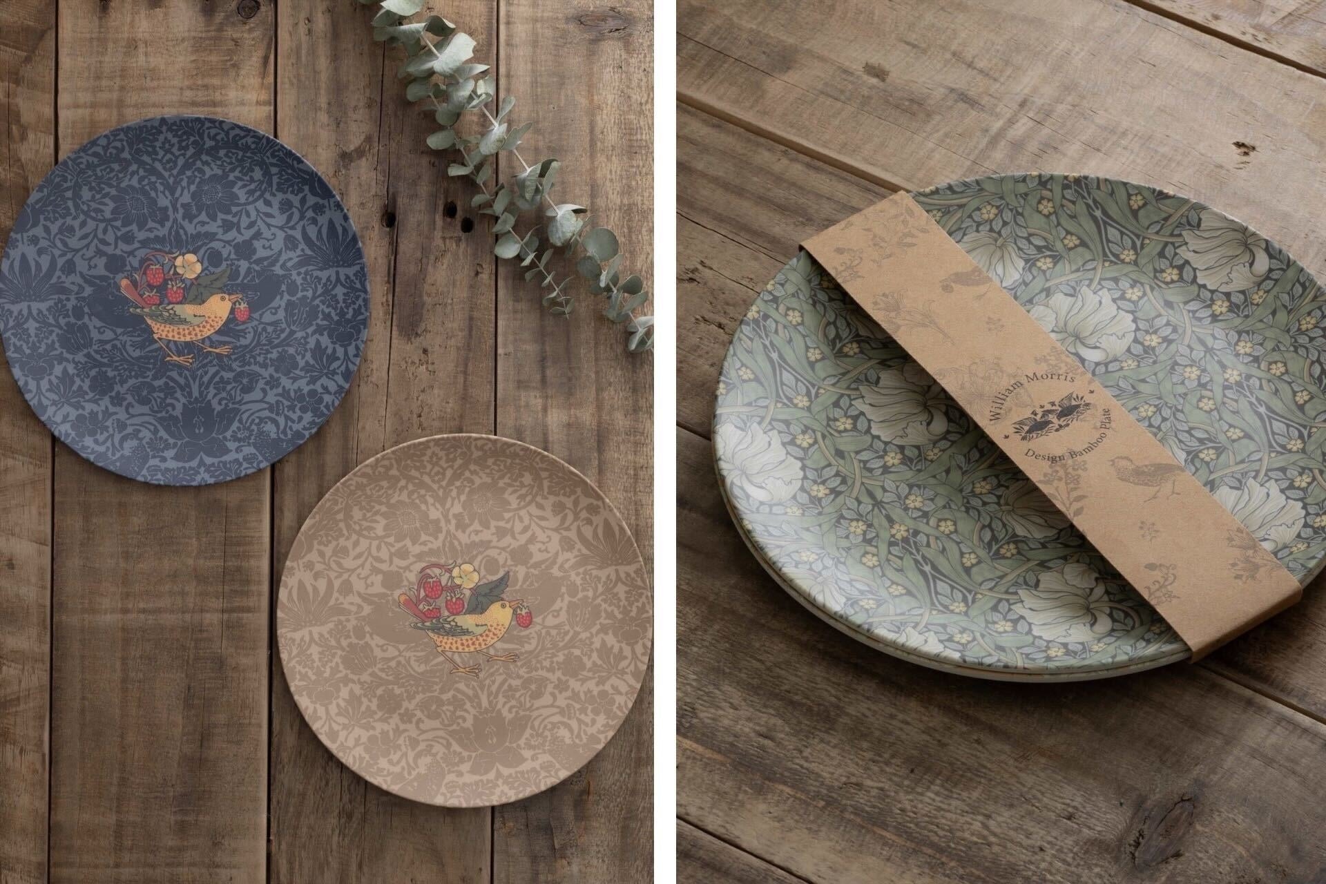 【お皿2枚セット】エコバンブープレート 20cm