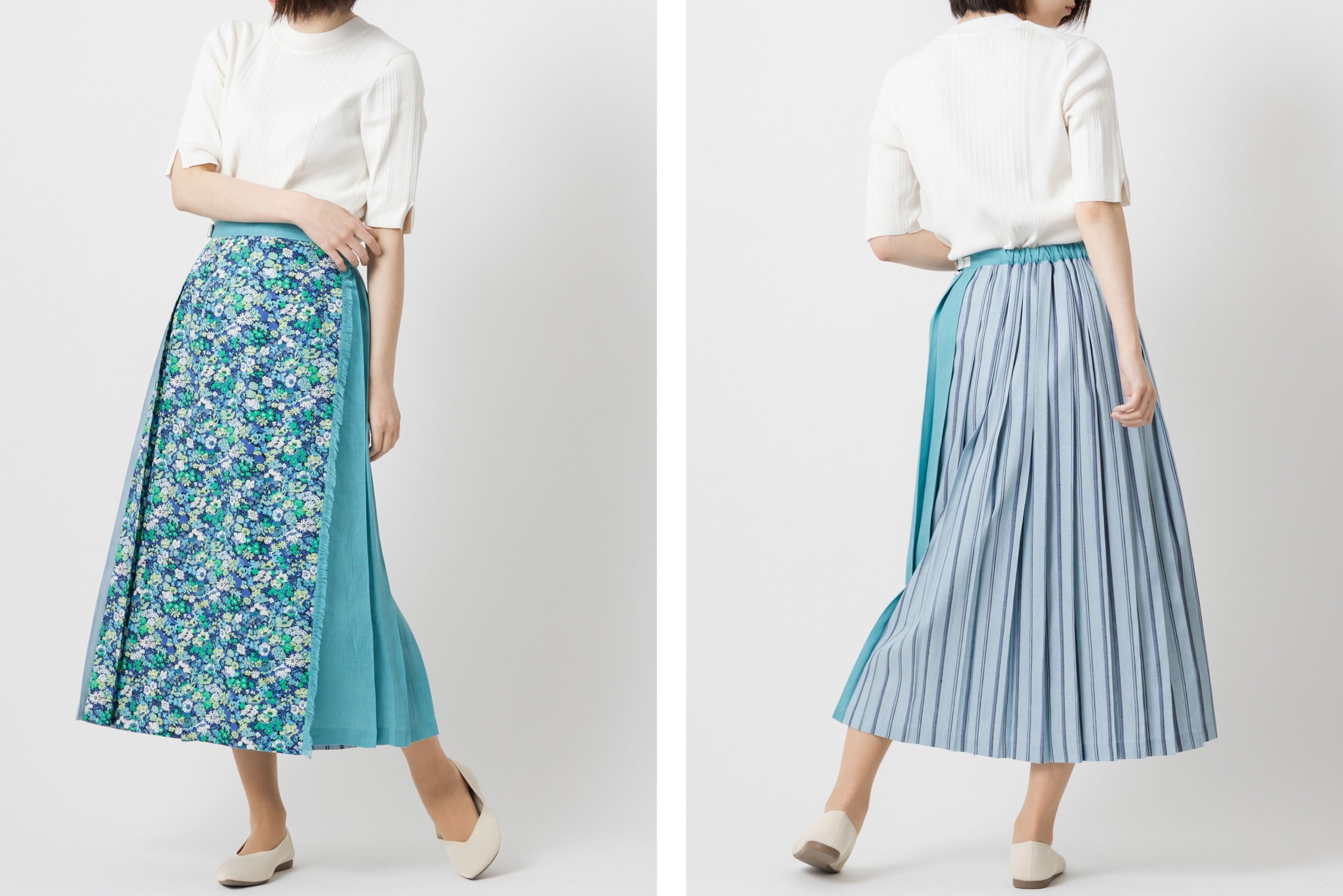 オニールオブダブリン × リバティファブリック コラボ キルトスカート