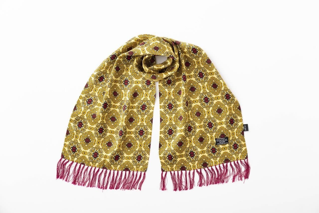 Tootal 100% ピュアシルクスカーフ