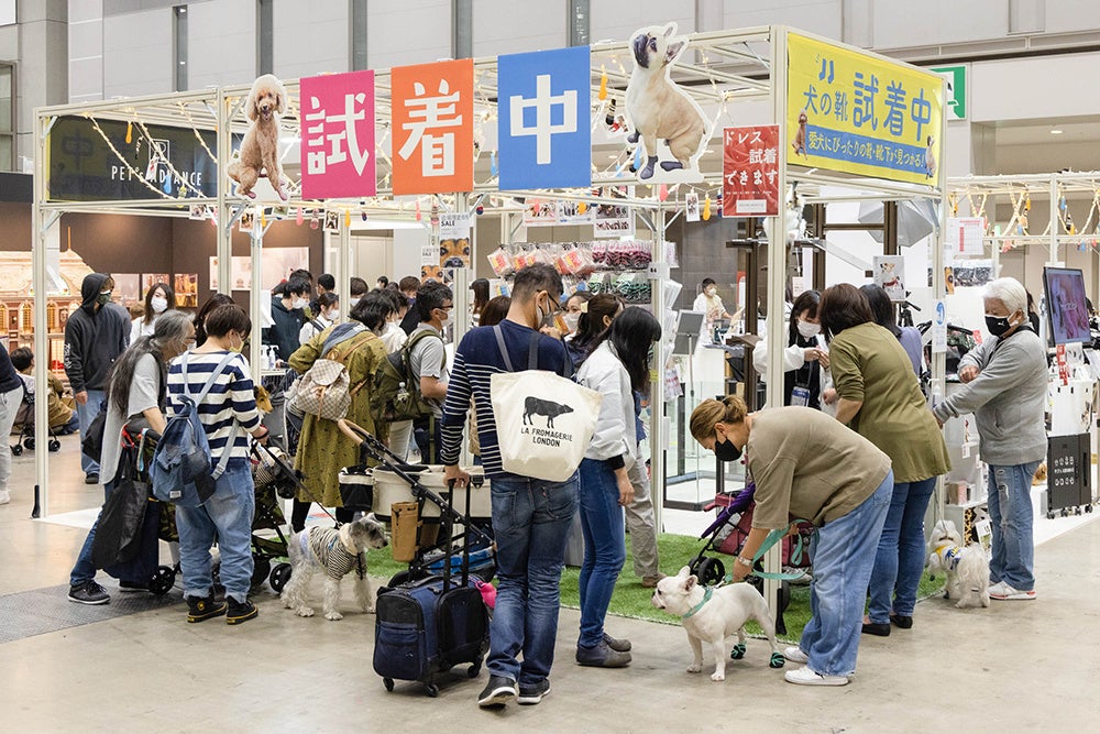 昨年2021年のペットアドバンスブースの様子