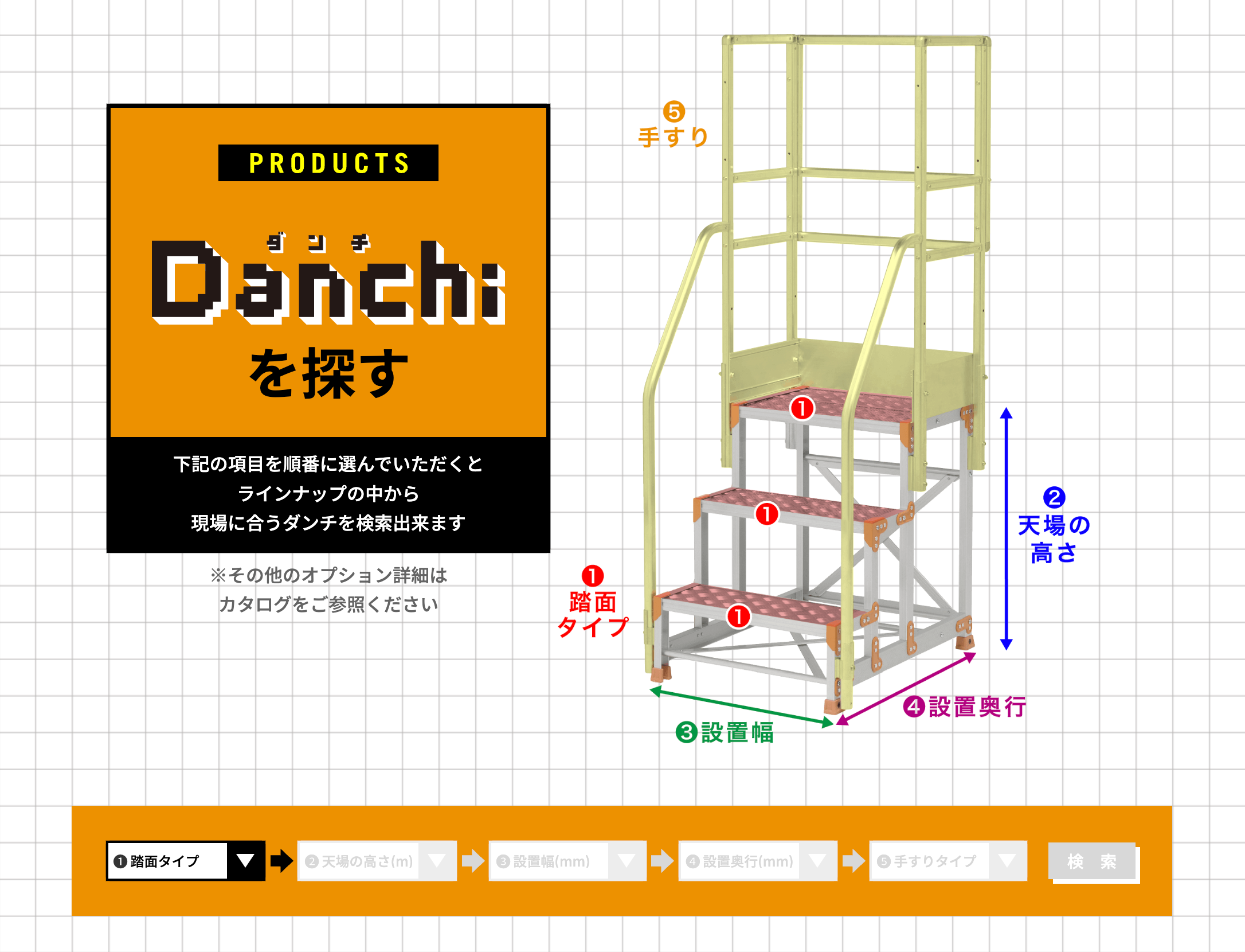 Danchi_検索機能「ダンチを探す」
