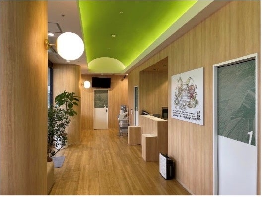 清潔感あふれる院内で安心してご受験ください