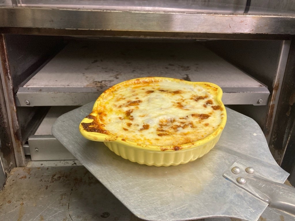 石窯オーブンでの調理