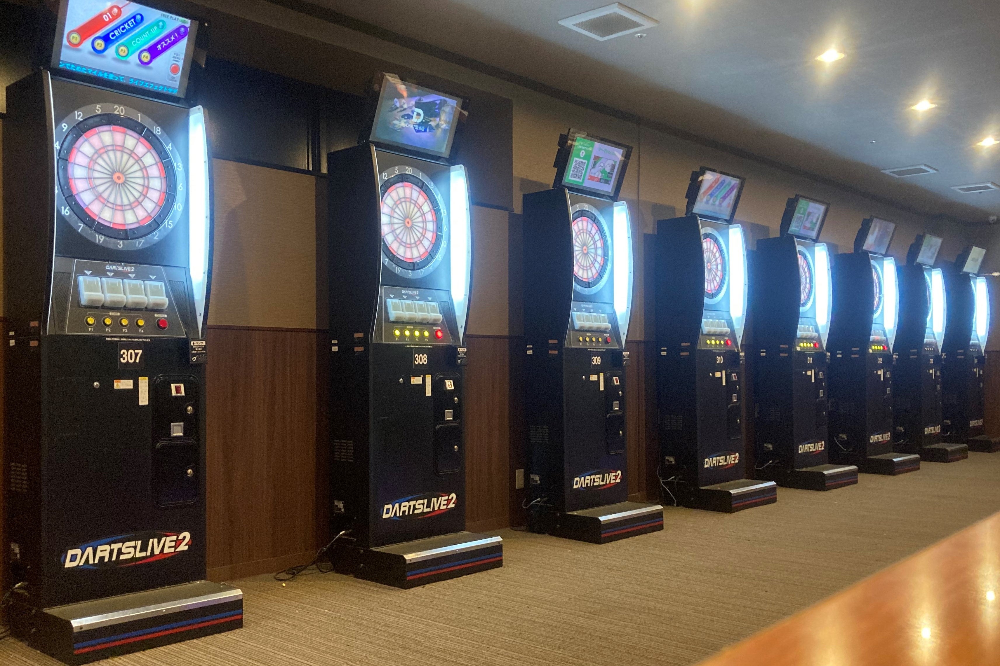 快活CLUB北山田店ダーツコーナー