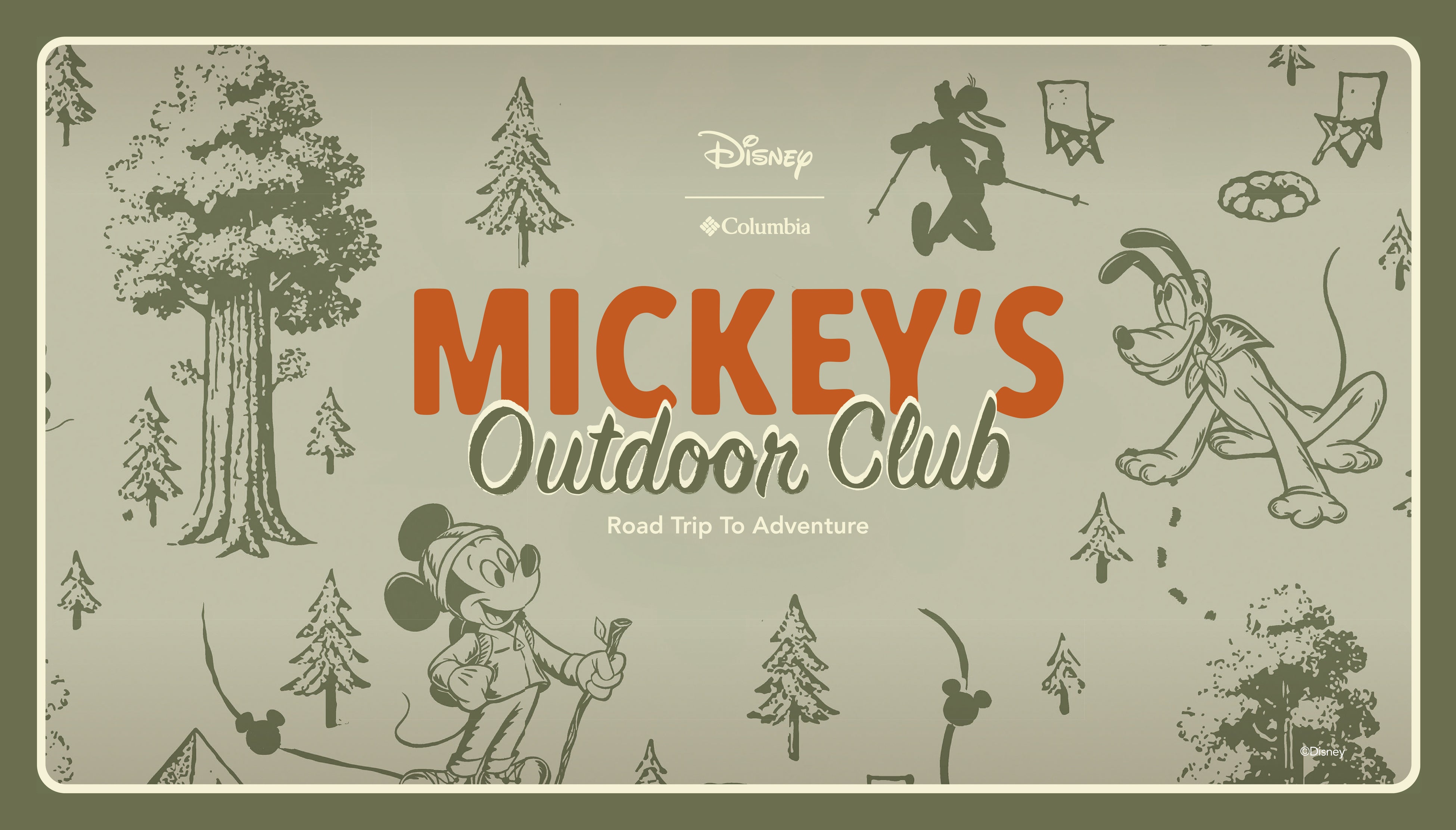家族とキャンプファイヤーを囲みたくなるコロンビアの新作コレクション『MICKEY’S OUTDOOR CLUB』10月1日（木）11時発売開始