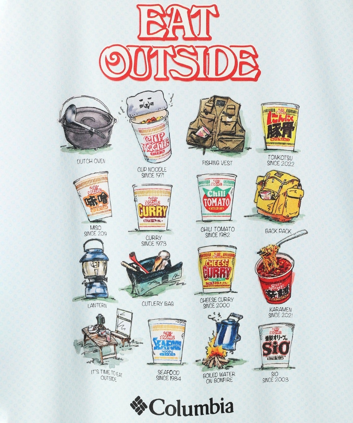 汗を利用した冷却機能omni Freeze Zeroで 食べるほど 涼しくなる を実現 カップヌードル X Columbia コラボtシャツ 6月3日 金 発売開始 株式会社コロンビアスポーツウェアジャパンのプレスリリース 汗を利用した冷却機能omni Freeze Zeroで 食べるほど 涼しくなる を実現 カップヌードル X Columbia コラボtシャツ 6月3日 金 発売開始 株式会社コロンビアスポーツウェアジャパンのプレスリリース