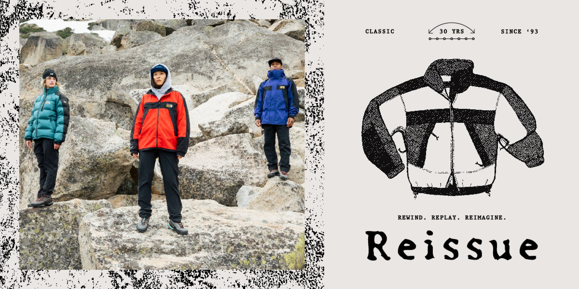 ブランド創立30周年を迎える 『MOUNTAIN HARDWEAR』より創業当時のアイ ブランド創立30周年を迎える 『MOUNTAIN HARDWEAR』より創業当時のアイ