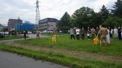 測量士からの説明