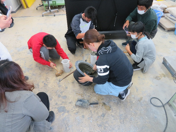 コンクリート試験体の作成