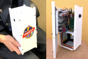 KOSEN-Xシミュレータの外観（右側の下部がミッションスペース）