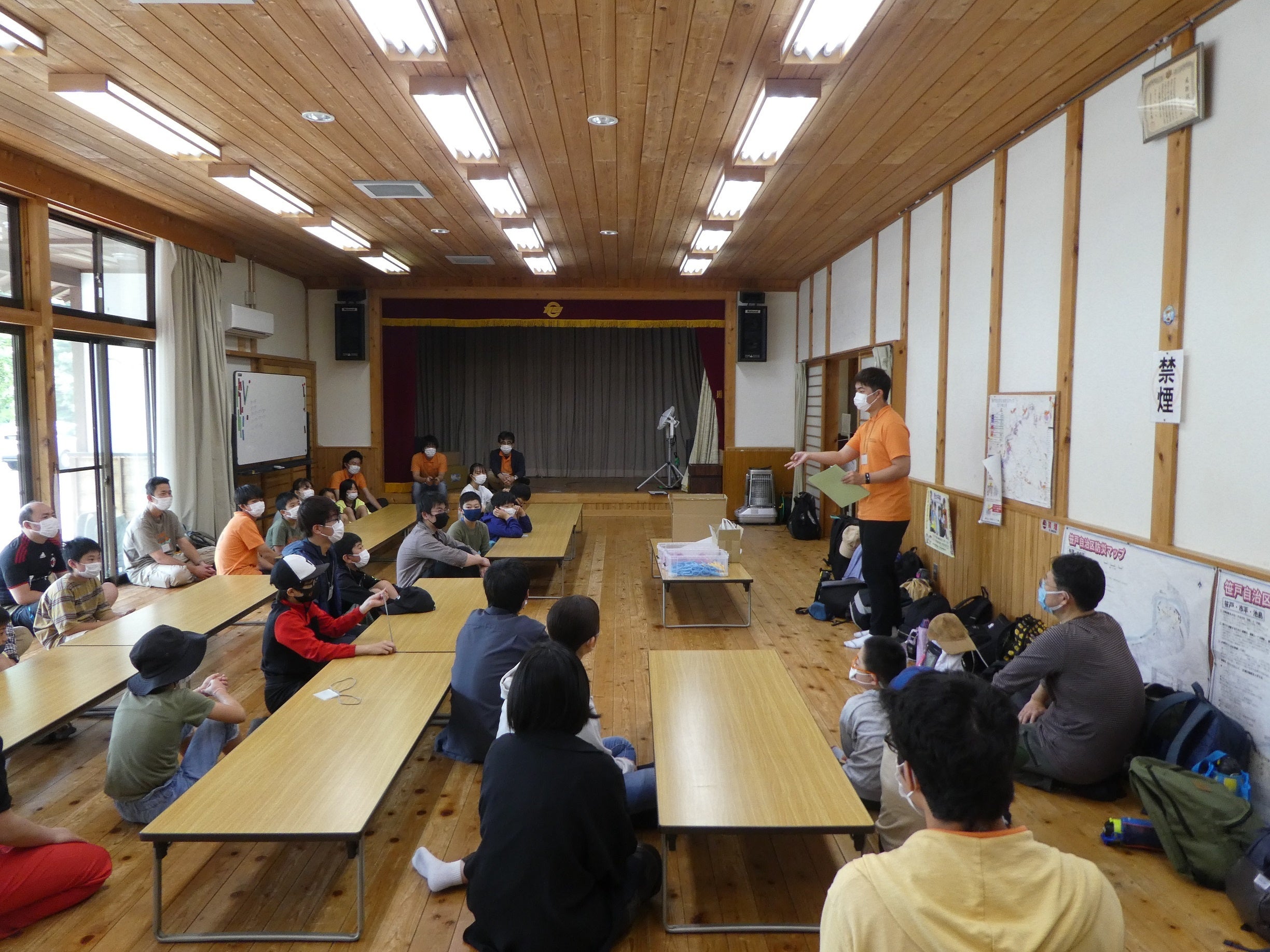 学生代表による挨拶・説明