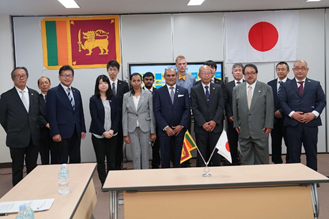 6月1日 スリランカ駐日特命全権大使視察プログラム