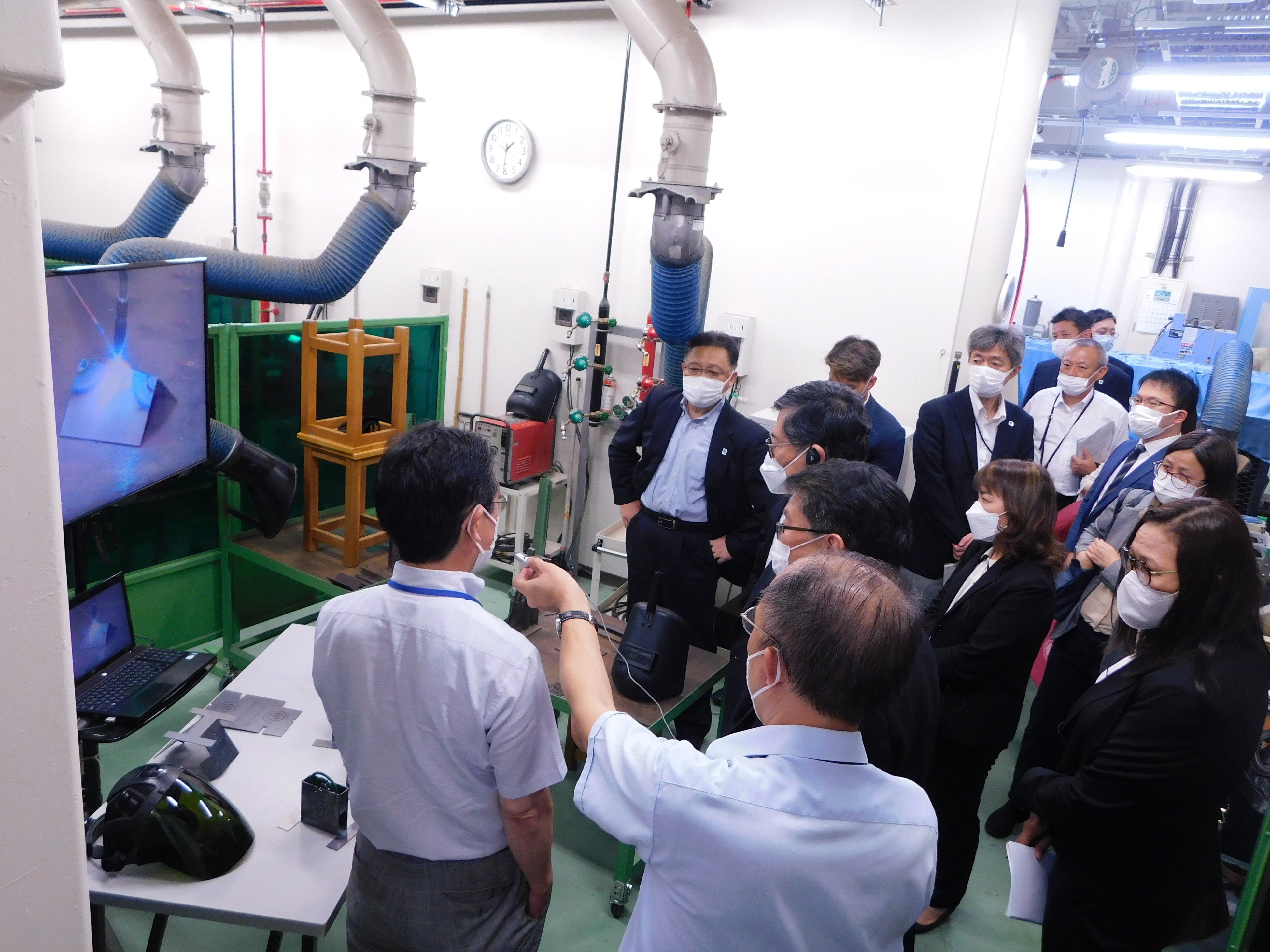 施設見学（実習工場）