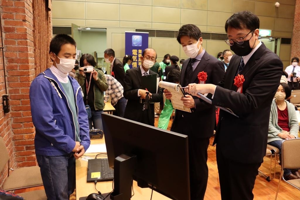 ゲーム部門の発表の様子