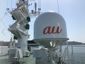 災害時のエリア回復に用いる船舶型基地局