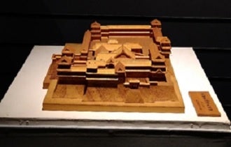 写真４：久留米城模型（有馬記念館にて展示）