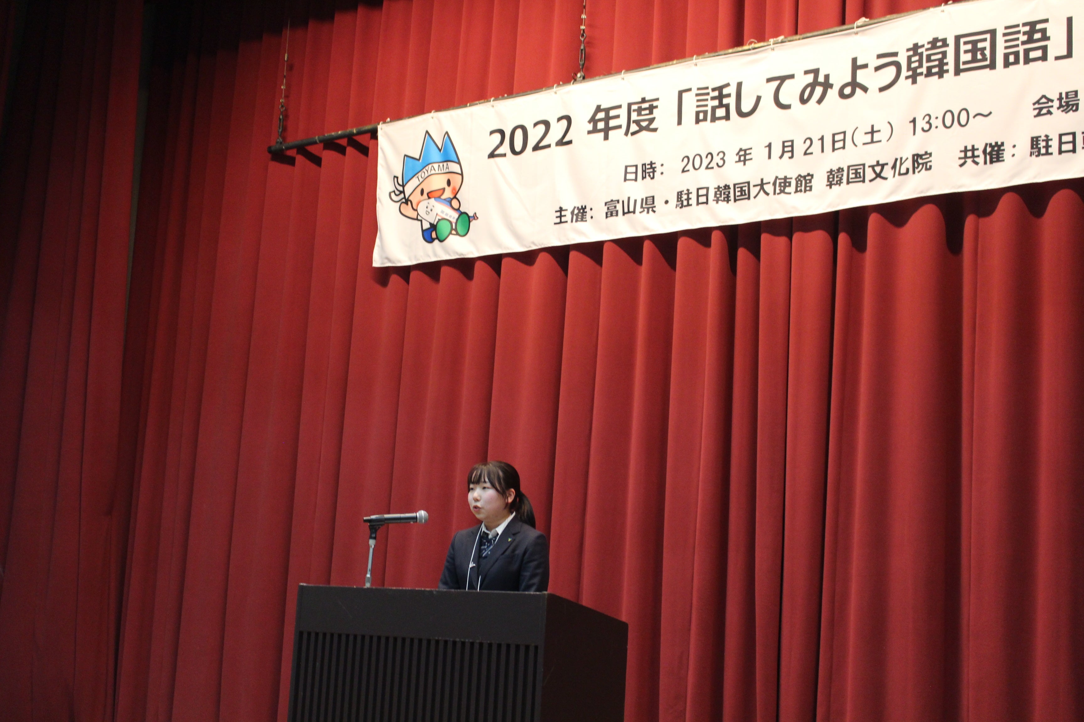 スピーチ部門の様子