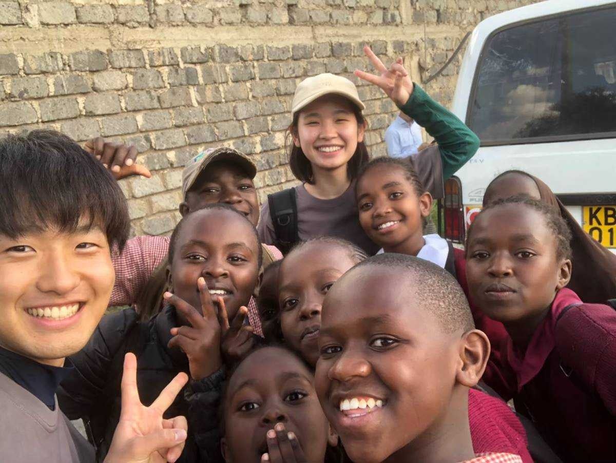 2019年　ケニアでの実証実験の合間に