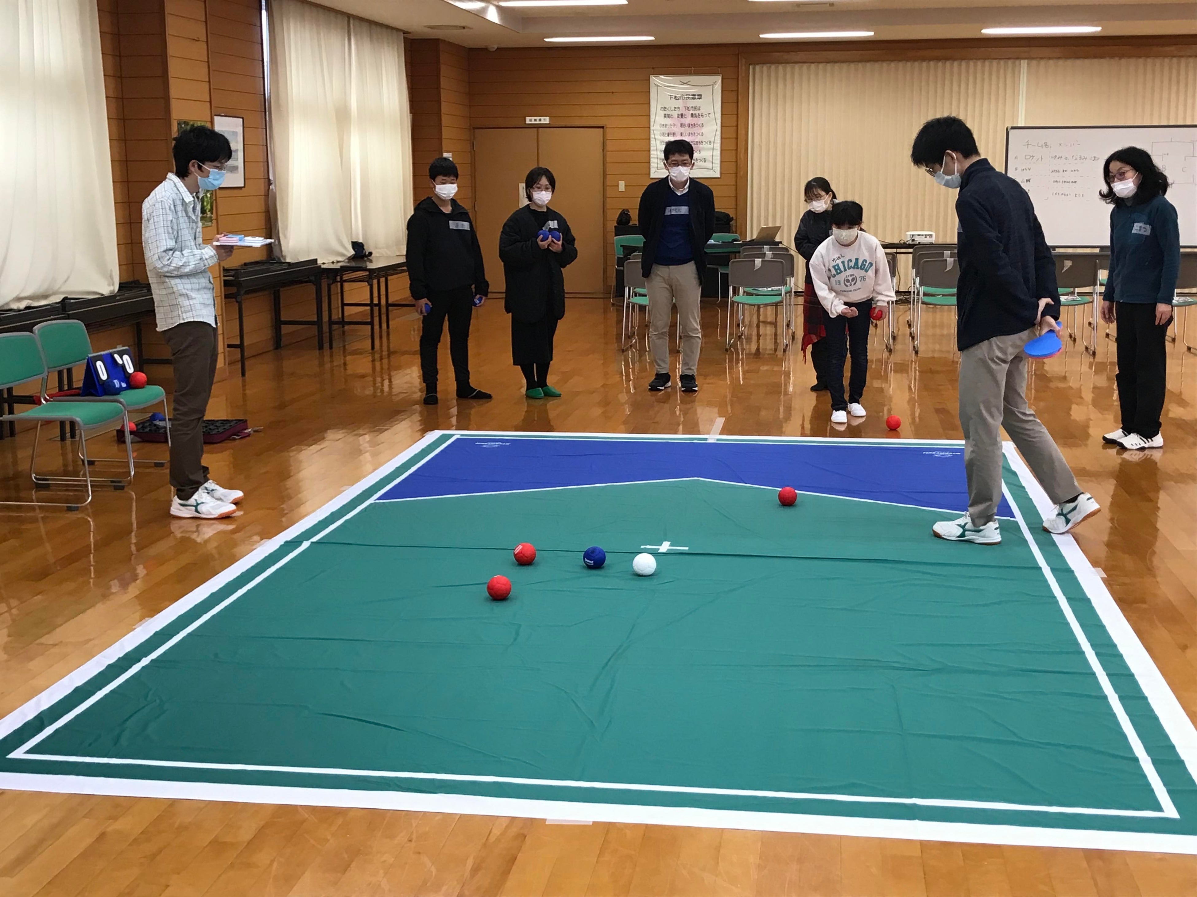 ボッチャ・サポーター育成講座の様子