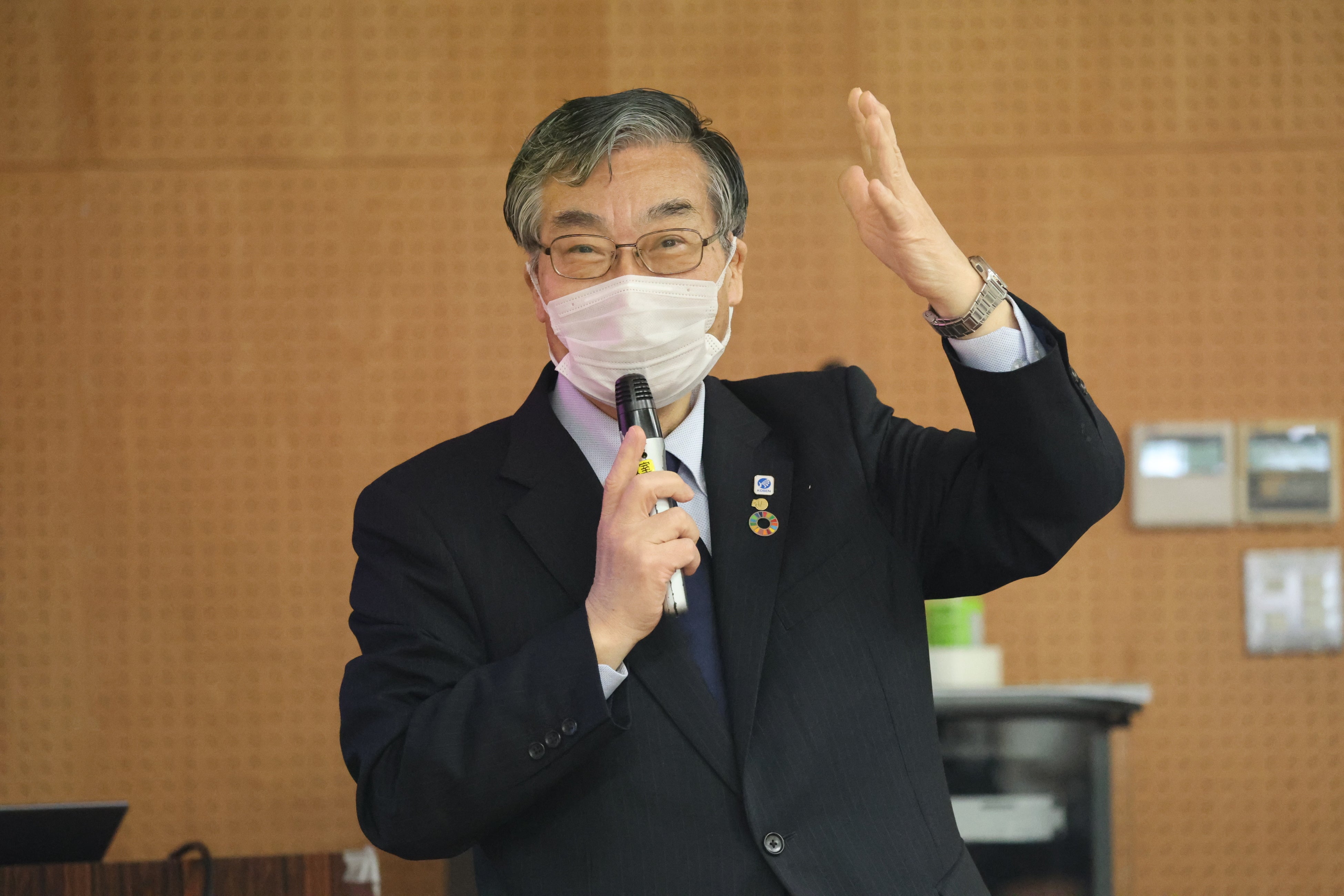 谷口理事長の講演