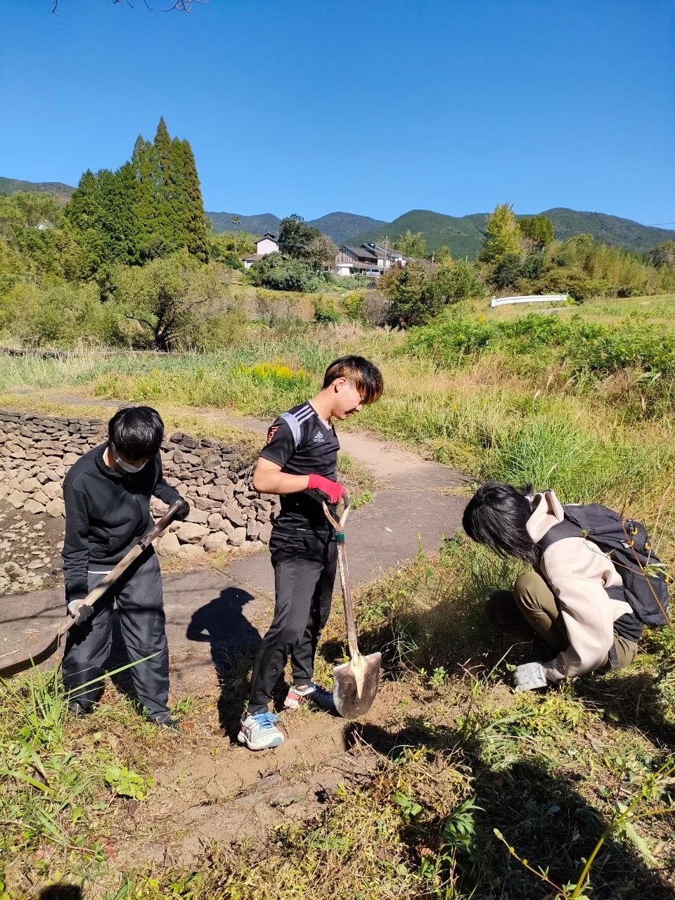 ボランティア清掃活動の様子