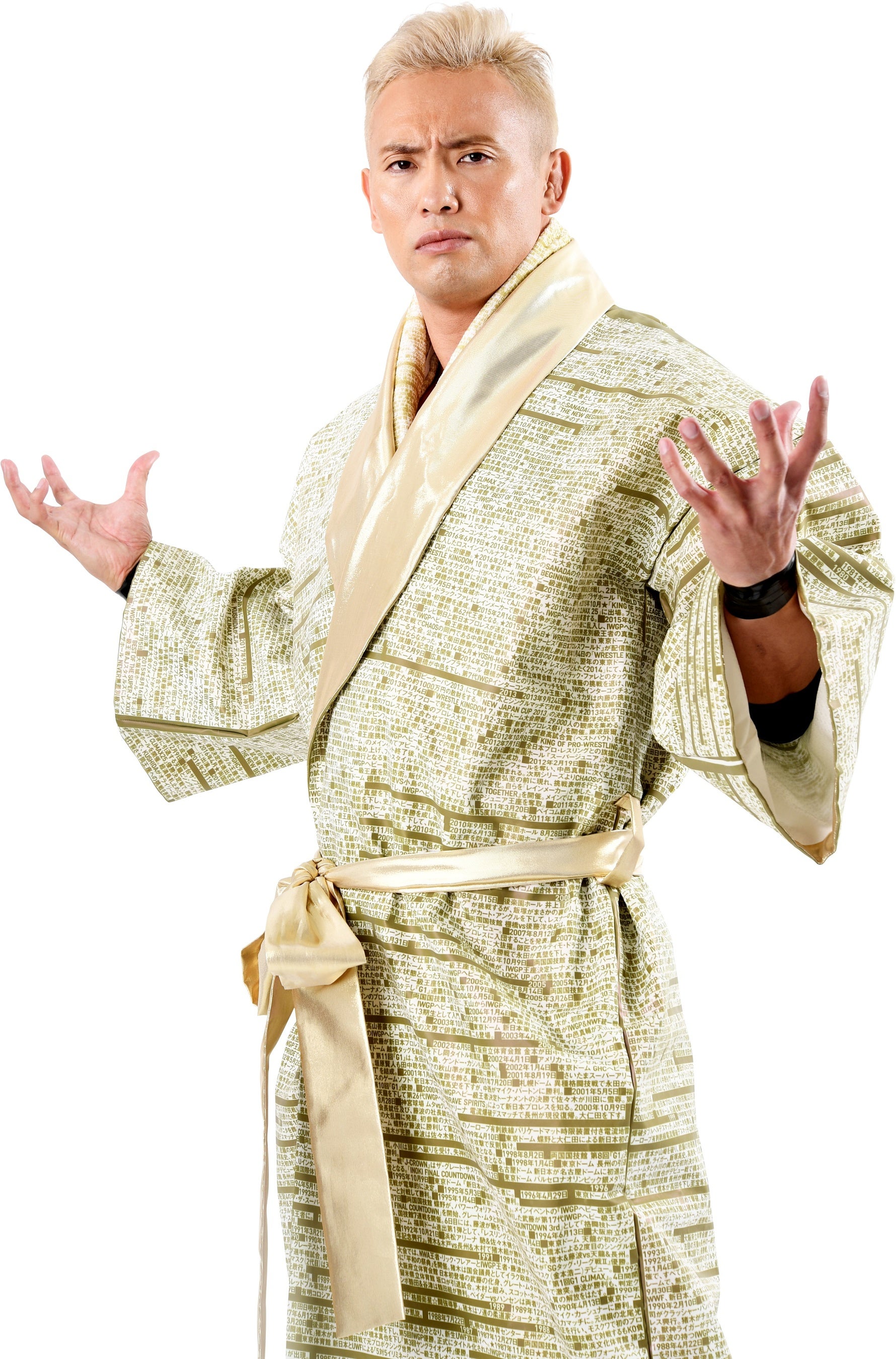 新日本プロレス　オカダ・カズチカ　パーカー 大きいサイズ】オカダ・カズチカ「RAINMAKER DOLLAR」パーカーが