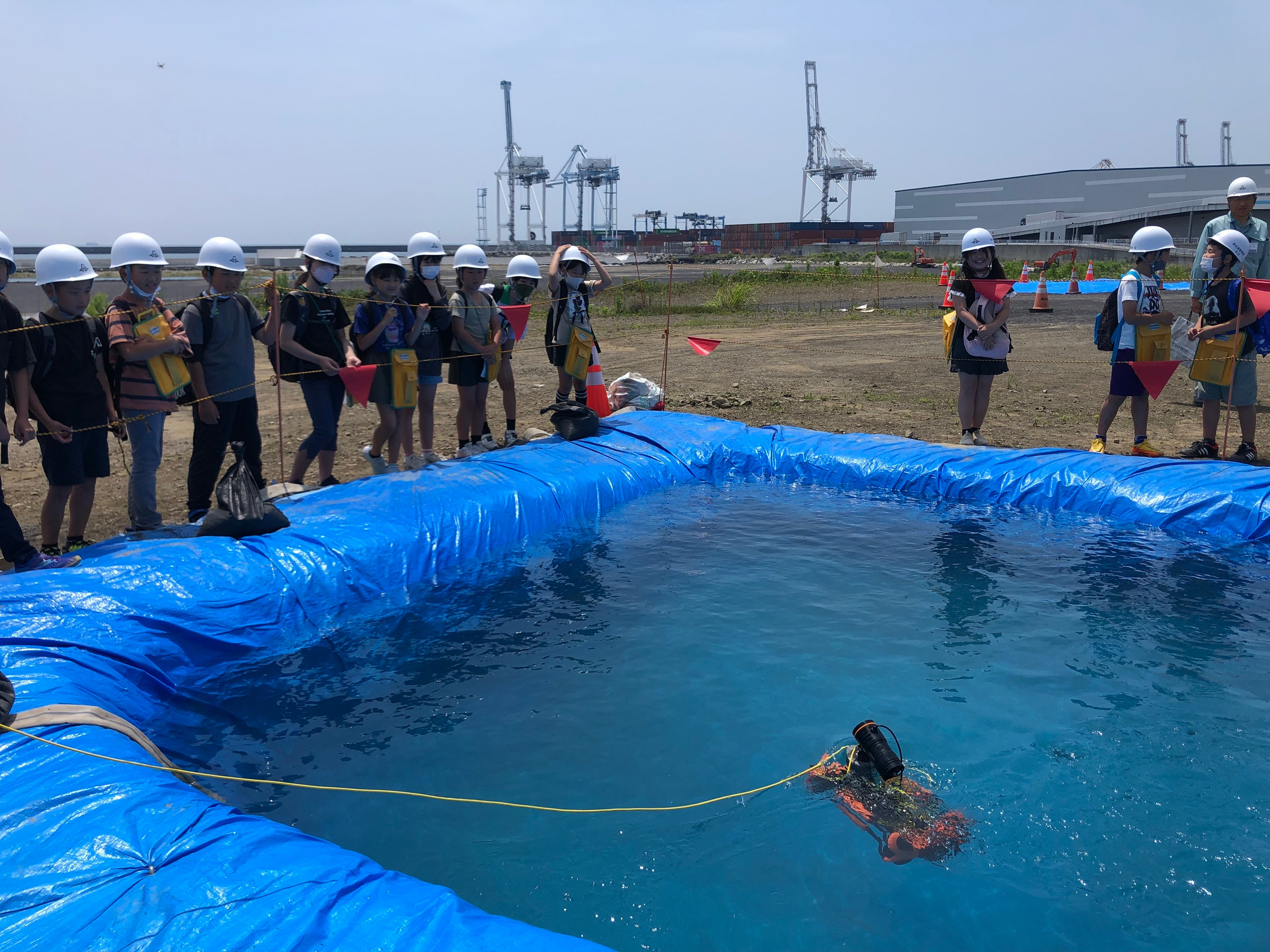 消波ブロックは見つけられたかな？