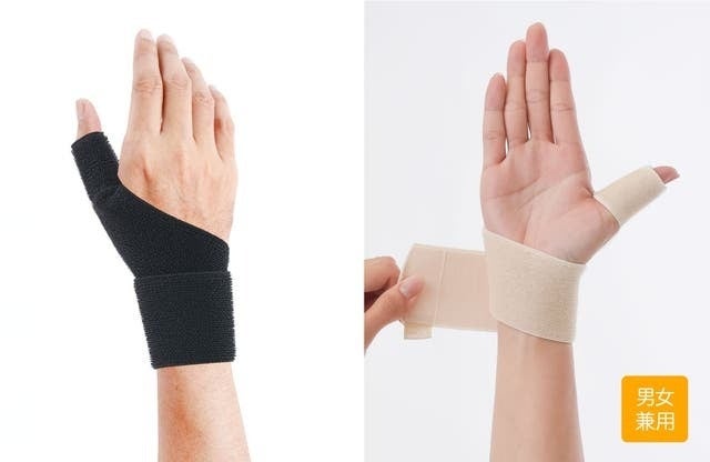 マクアケ新プロジェクト299%越達成！】親指にはめて巻きつけるクロス