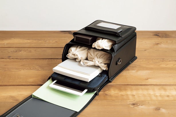 軽量化と収納のサイズアップを実現