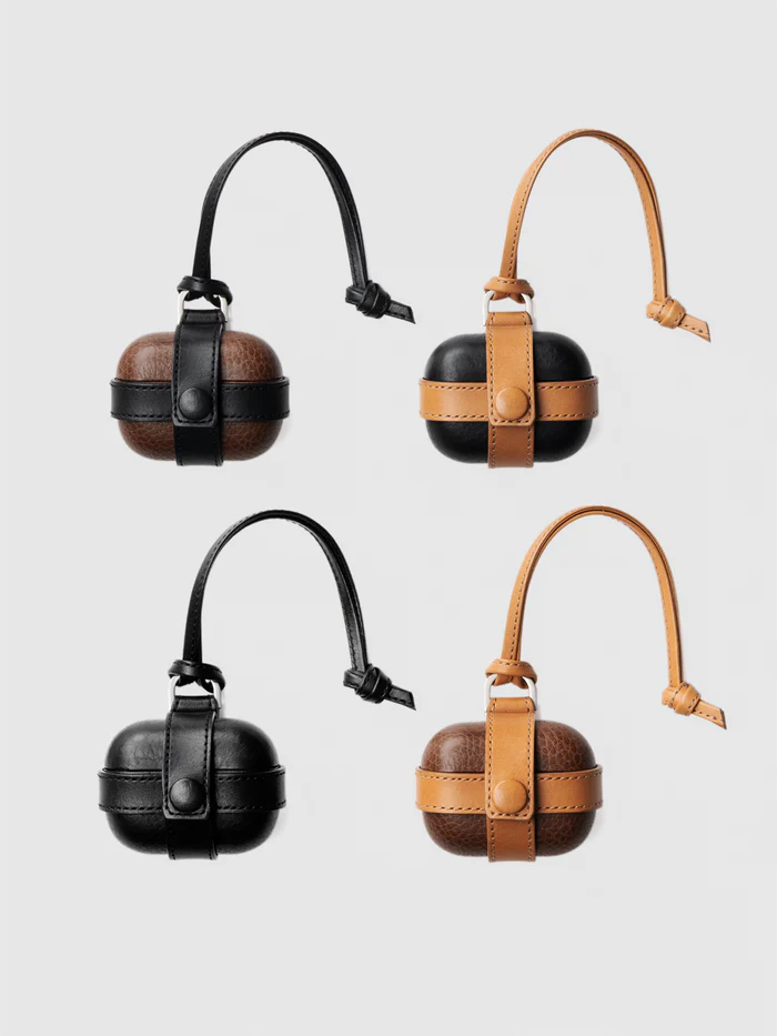 土屋鞄、本革を採用したAirPods Pro用ケースとスマホショルダーを発売