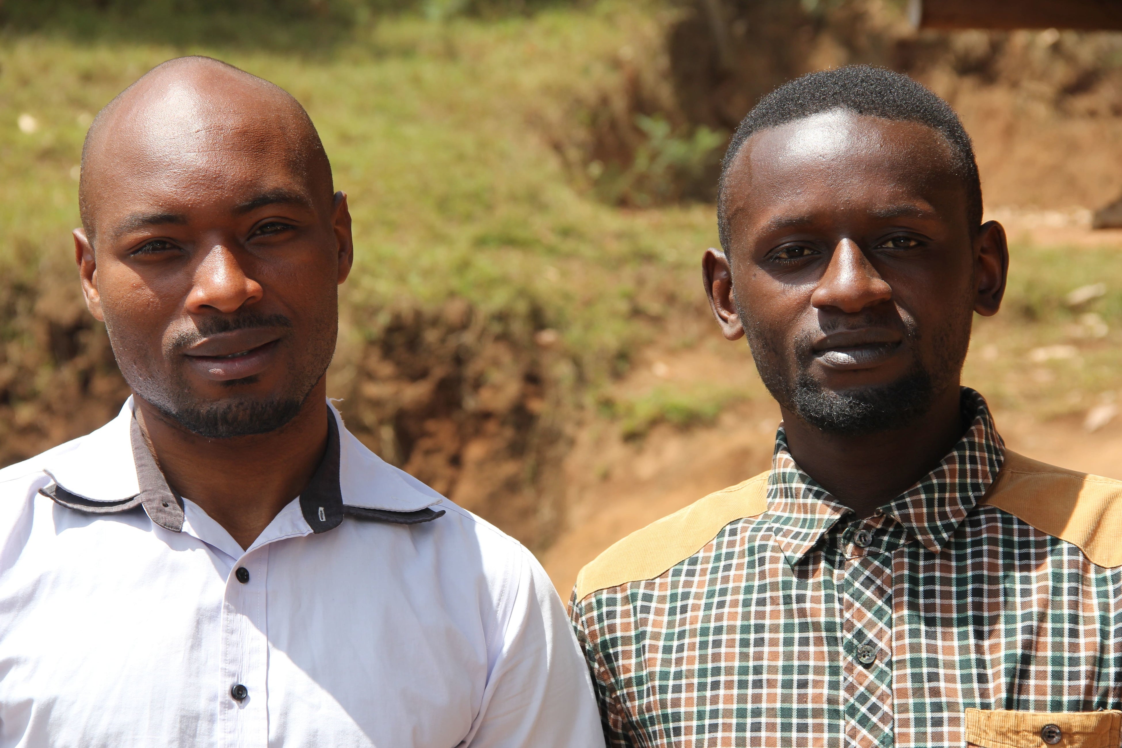 左：ムトゥンギ・ダンカン氏、右：ブフンギロ・アンドリュー・トムソン氏