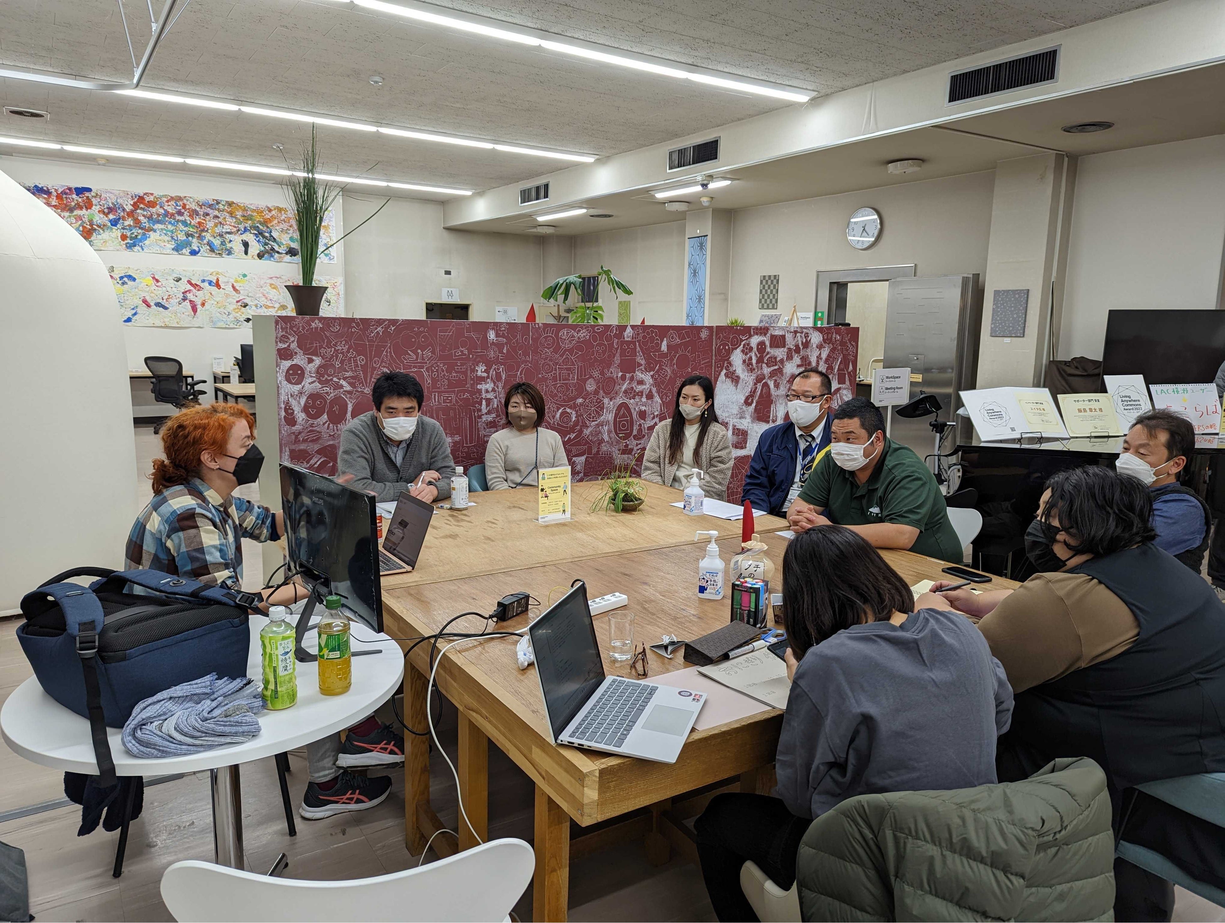 「Open Town Yokoze」Web3勉強会・プロジェクト企画イベントの様子 （LivingAnywhere Commons横瀬にて）