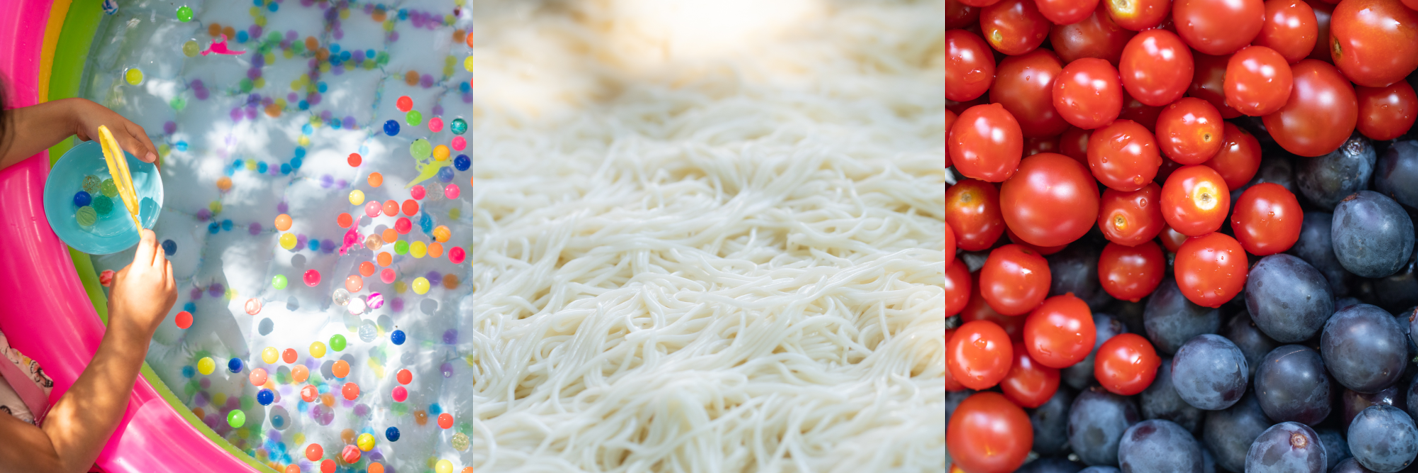 ミニ縁日＆流しそうめん具材イメージ