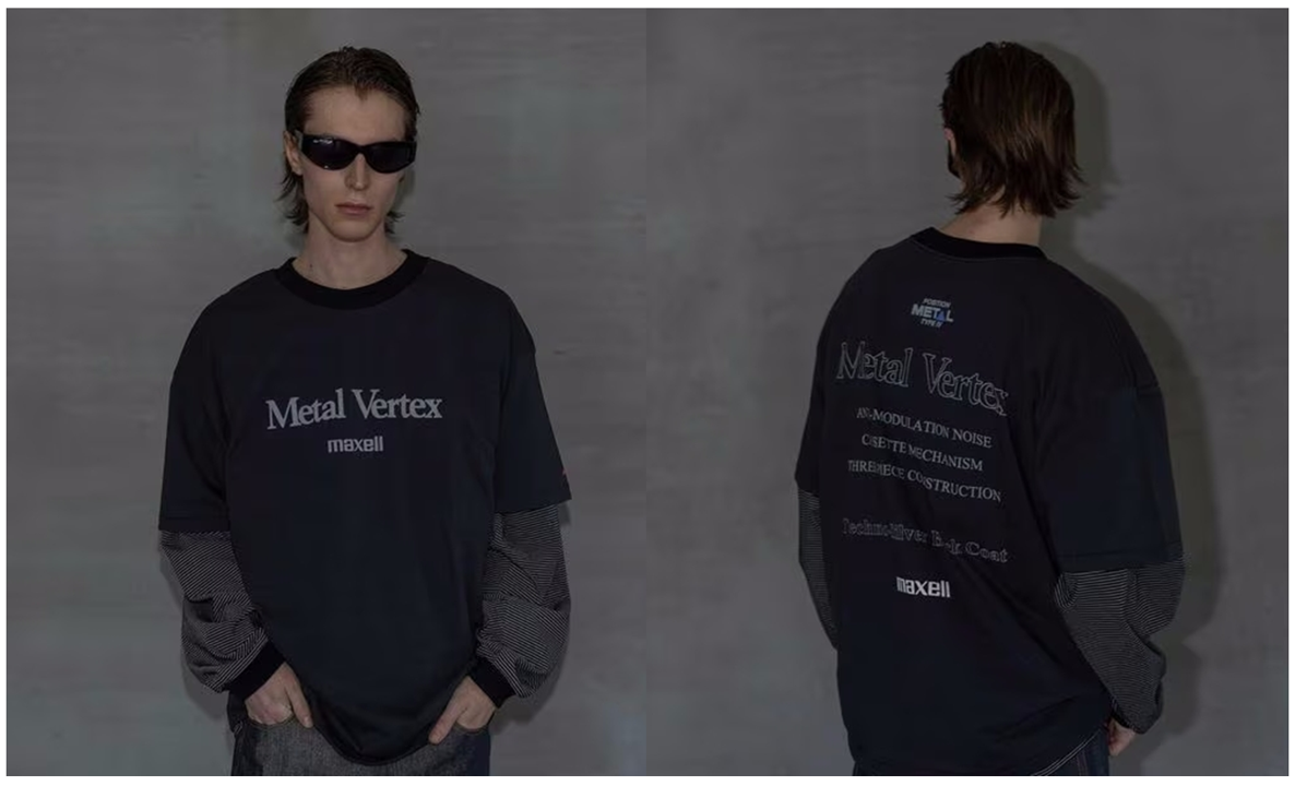 マクセルと「monkey time」がコラボレーション 「maxell」ブランドロゴ