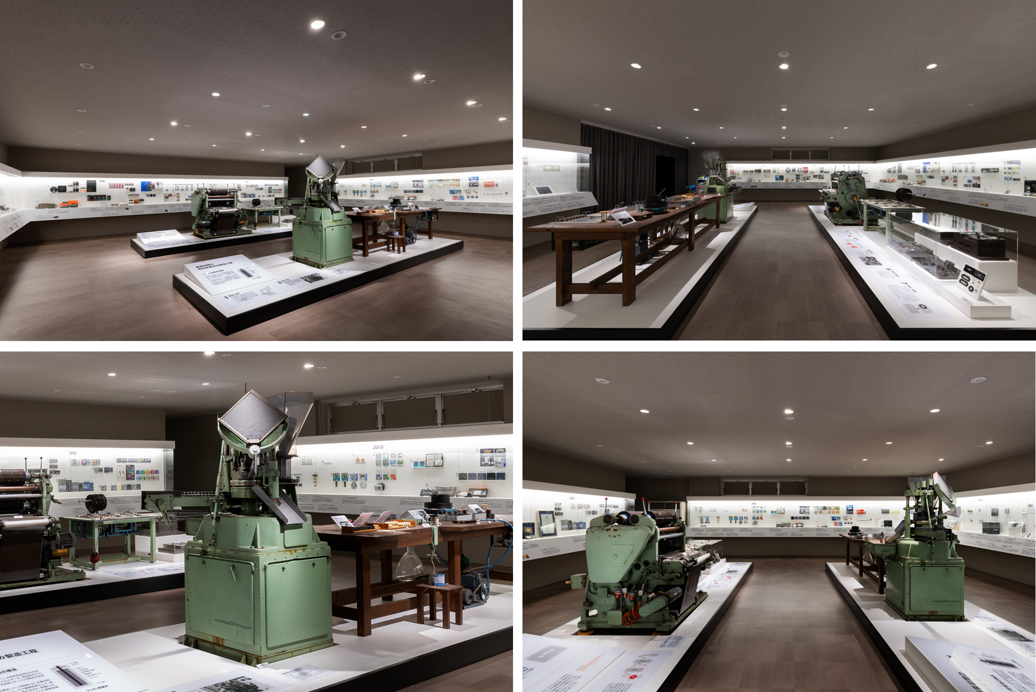 「歴代製品」展示コーナー　内観