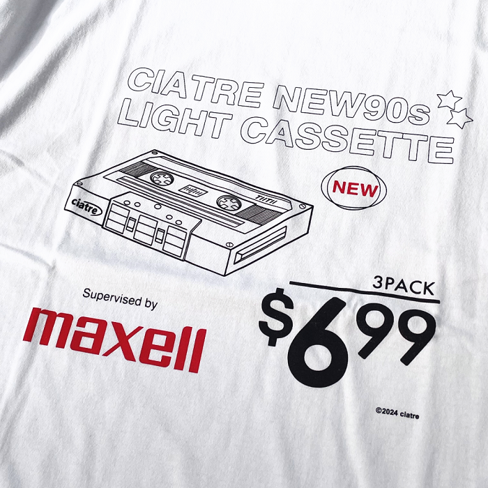 マクセルと「ciatre」がコラボレーション「maxell」ブランドロゴ