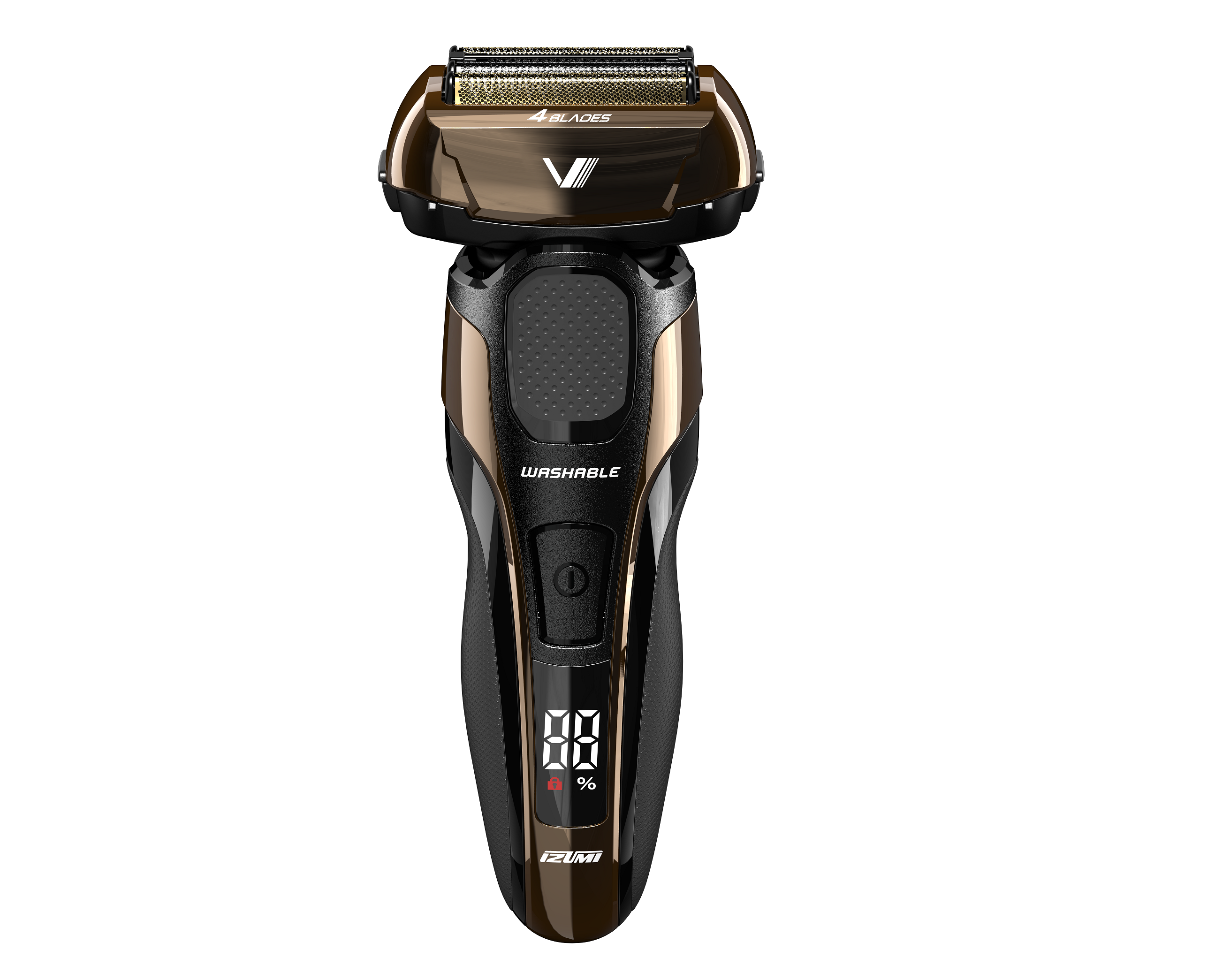 イズミ IZF-V950 S シェーバー 6枚刃 充電式 ブラック 新品未使用 6枚刃モデル往復式シェーバー IZF-V950【マクセルイズミ株式会社】