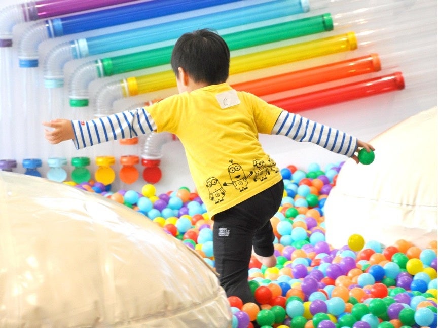 人気のキッズパークを貸し切りで実施