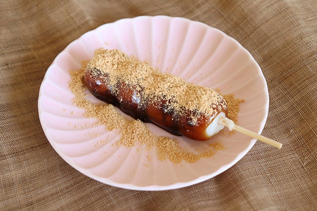 黒糖あやめきなこだんご