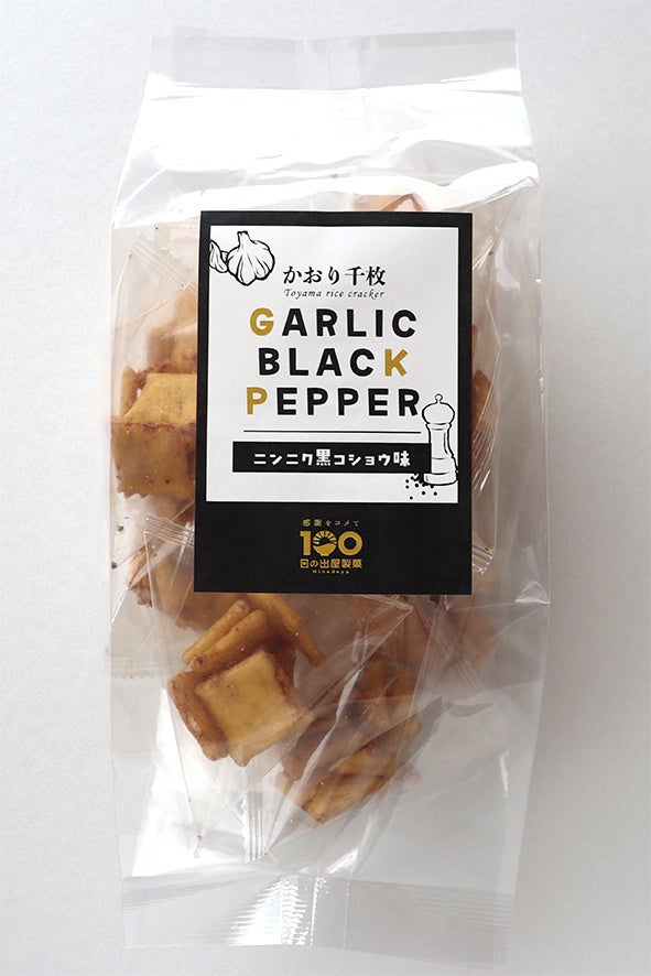 かおり千枚　ニンニク黒コショウ味