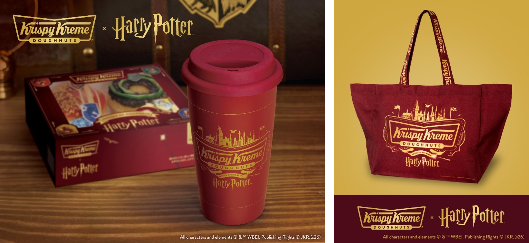 【Harry Potter×クリスピー・クリーム・ドーナツ】「Back to Hogwarts」に合わせ、学校や職場にぴったりのアイテムが登場!