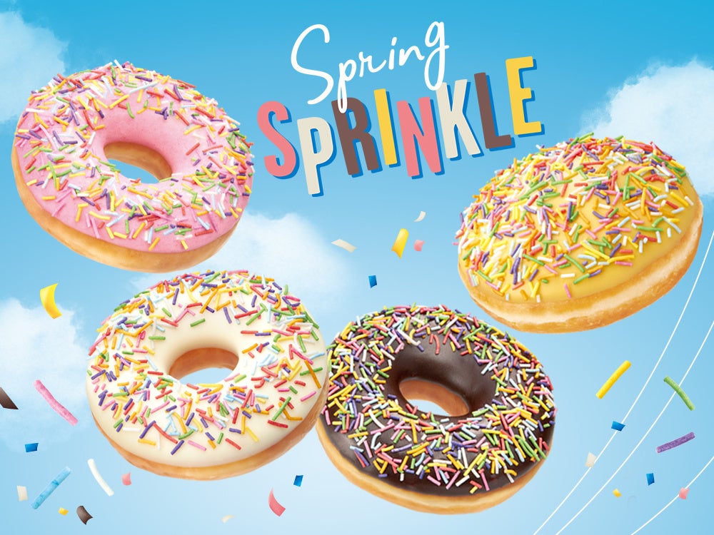 春の到来をお祝いするハッピーカラーのドーナツが登場 Spring Sprinkle 22年4月13日 水 より期間限定販売 クリスピー クリーム ドーナツ ジャパン株式会社のプレスリリース 春の到来をお祝いするハッピーカラーのドーナツが登場 Spring Sprinkle 22年4月13日 水 より期間限定販売 クリスピー クリーム ドーナツ ジャパン株式会社のプレスリリース
