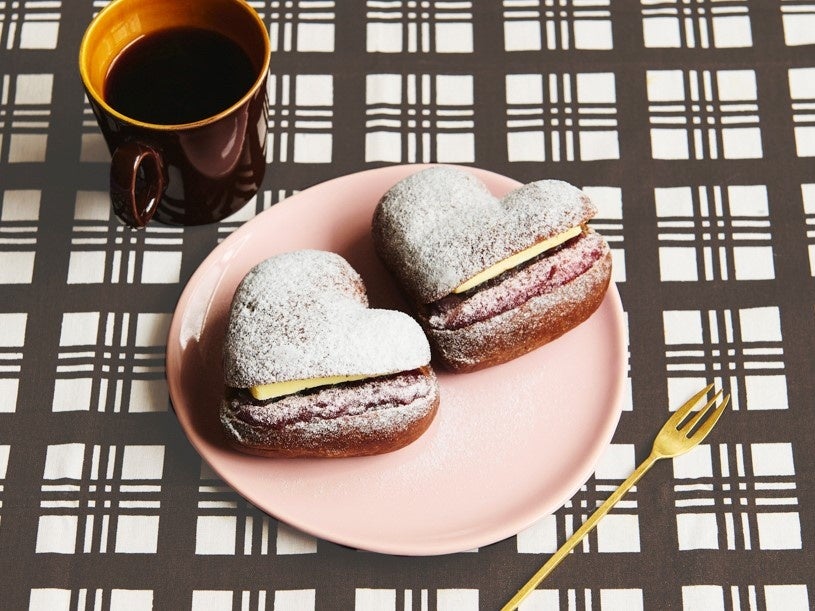 苺＆小倉あんバター チョコハート