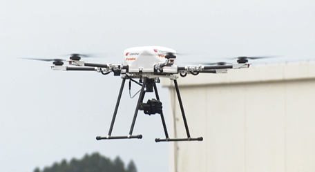 共同開発中のドローン