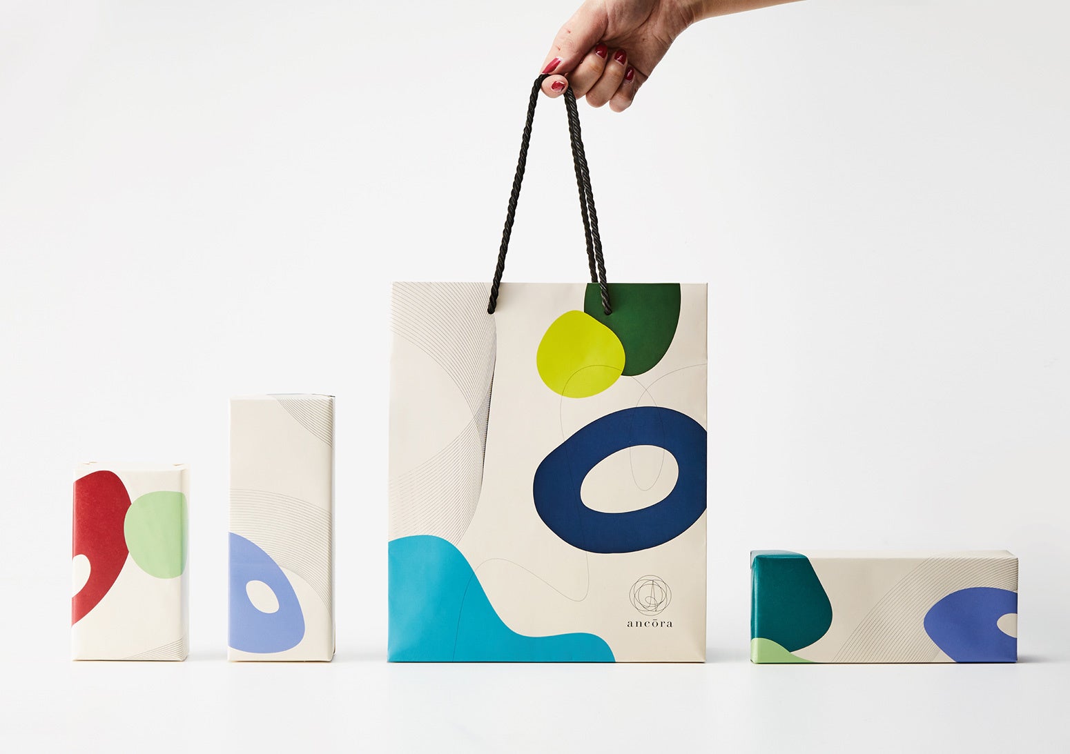 「ancora」 ブランディングデザイン・ショップツールデザイン