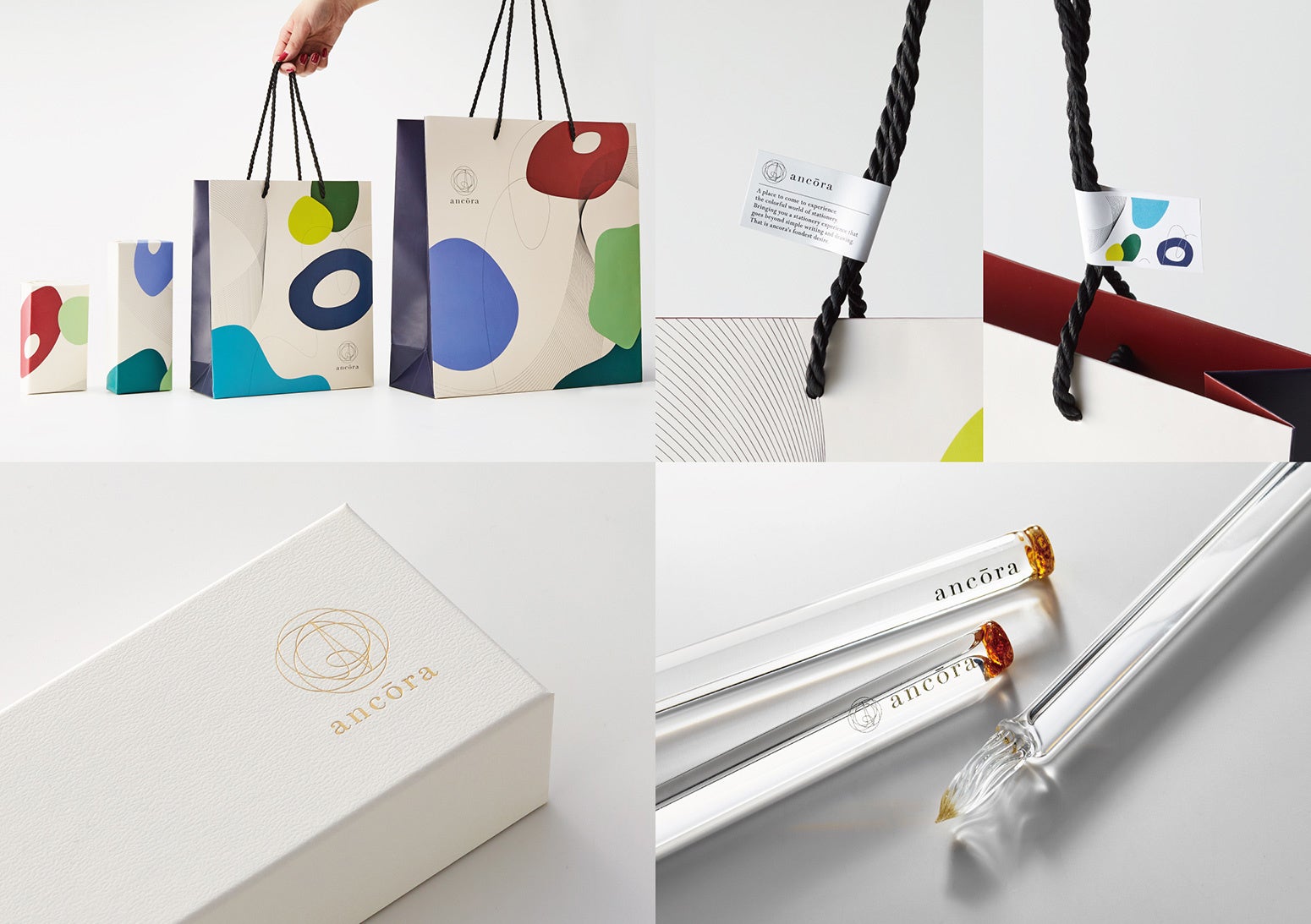 「ancora」 ブランディングデザイン・ショップツールデザイン