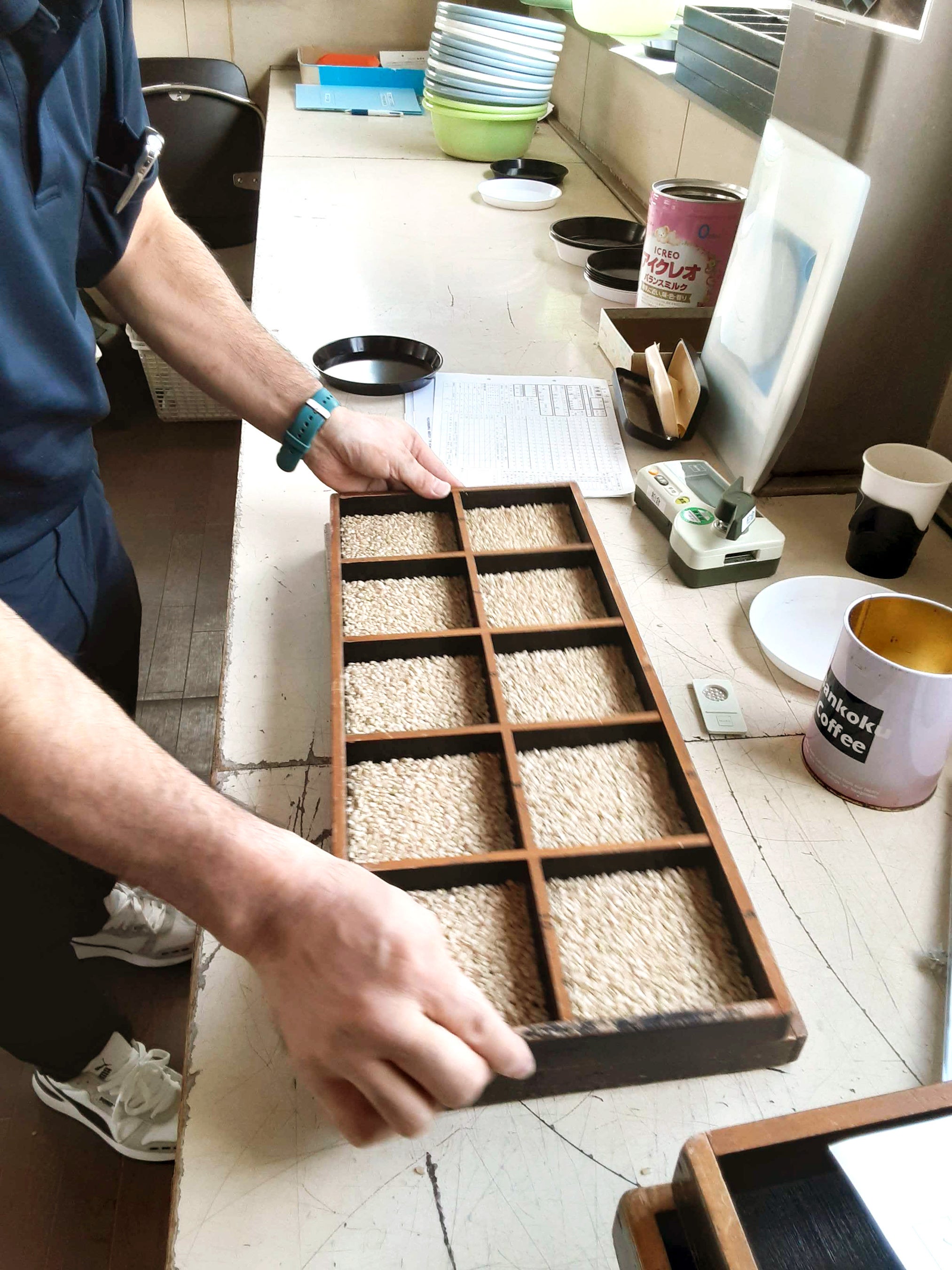 2022年９月下旬 米の等級格付検査